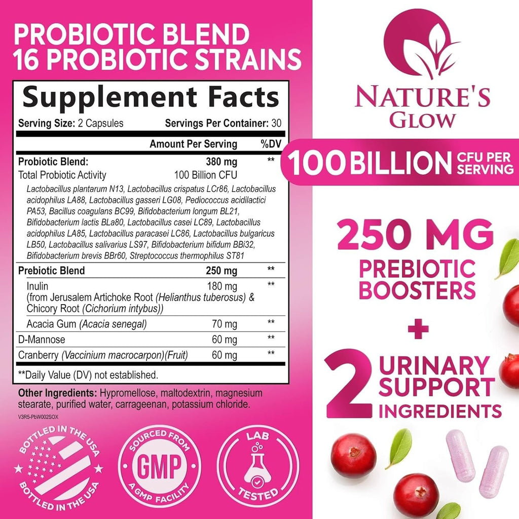 Probiotics for Women - for Digestive Health, Immune Support, & Vaginal Health